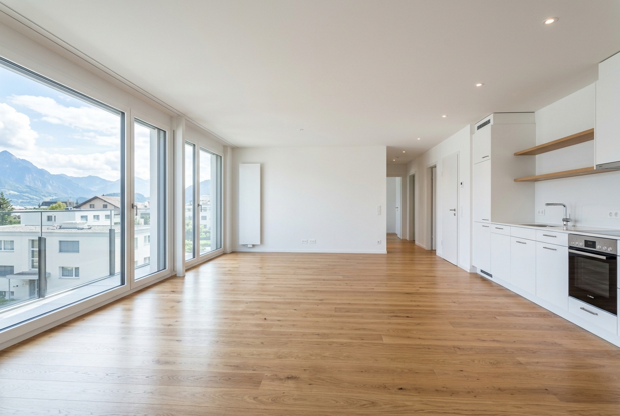 Logement prêt à habiter après nettoyage fin de chantier professionnel