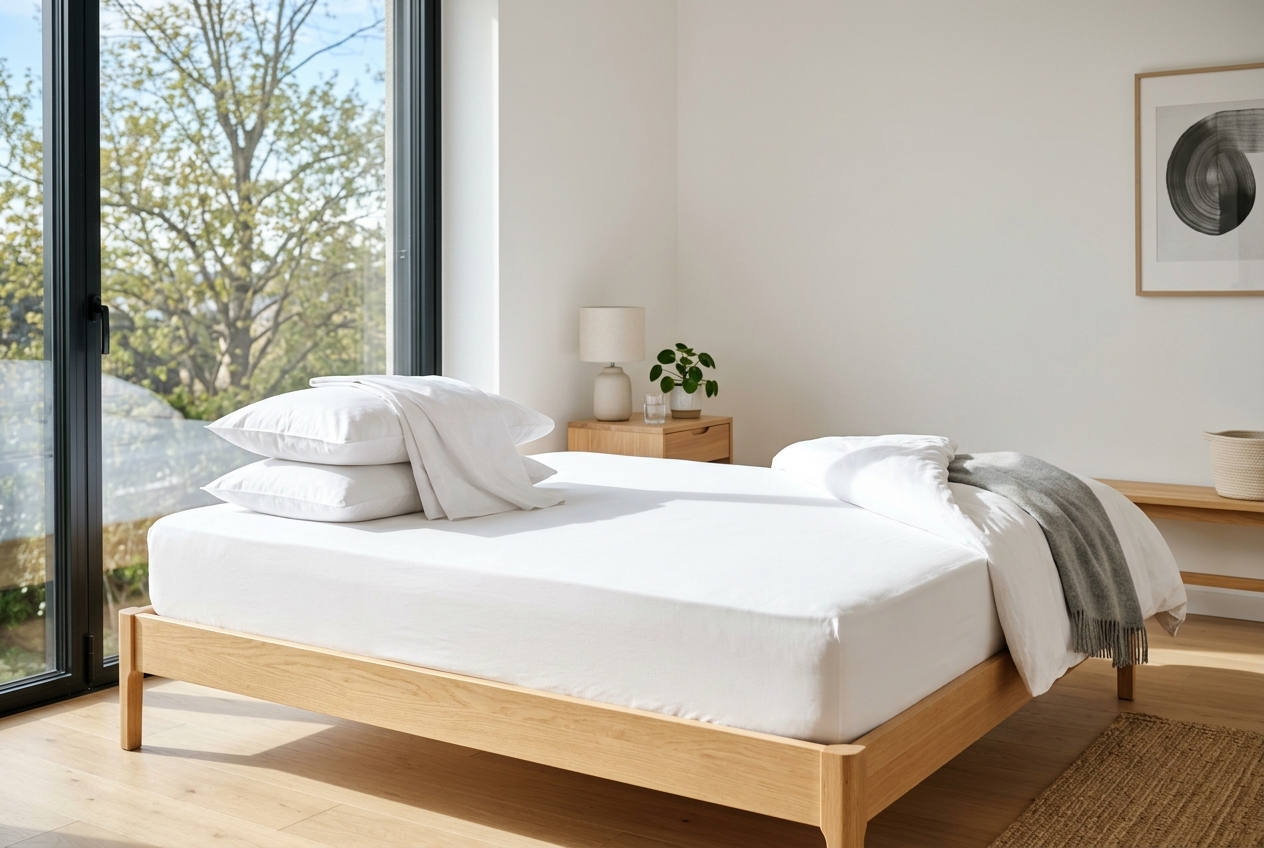 Matelas assaini après traitement anti-acariens professionnel Nettoyage Expert